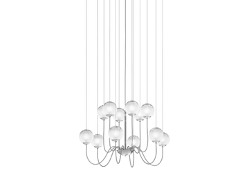 PUPPET SP 12 P - Blown glass pendant lamp by Vetreria Vistosi - view 3